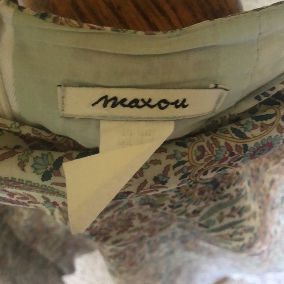 Maxou Vintage Cotton Boho Paisley Midi Skirt - Picture 5 of 10